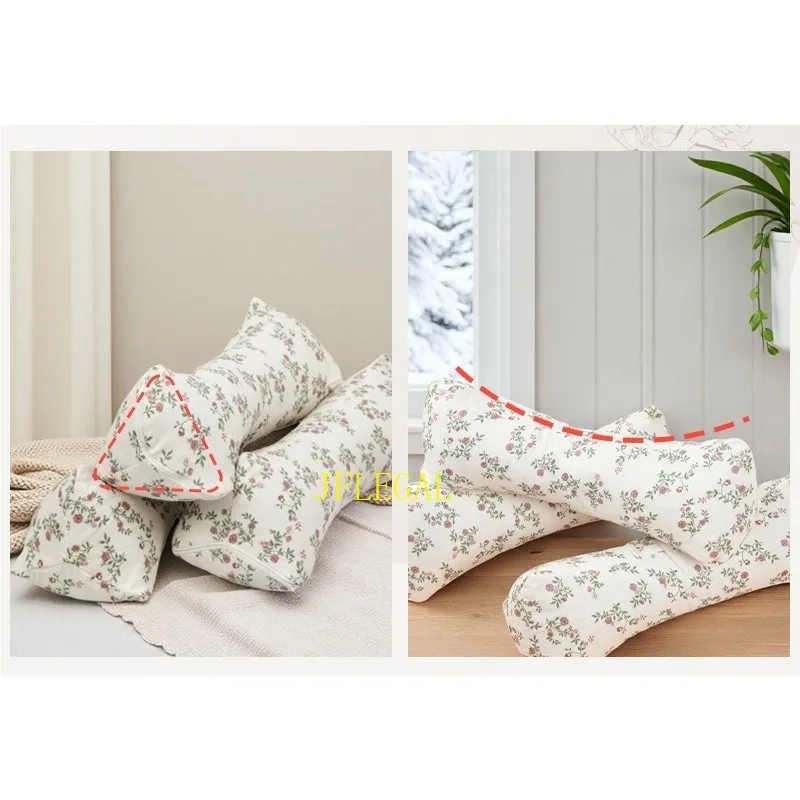 وسادة الحنطة السوداء نقية الحنطة السوداء قذيفة مثلث وسادة لحماية فقرة عنق الرحم مساعدة النوم المنزل وسادة مثلث قطني واحدة