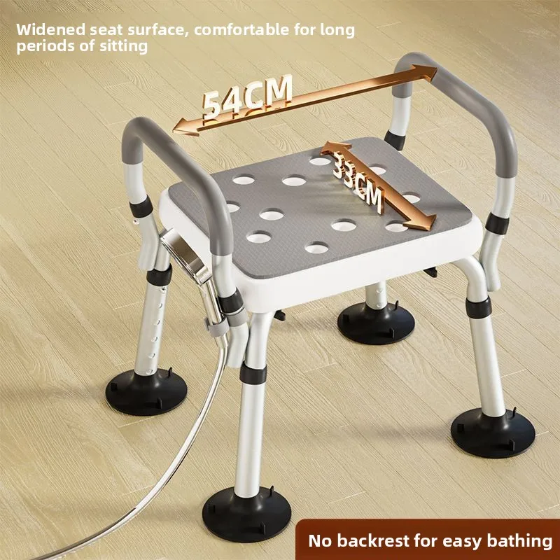 Bathroom Specific Shower Chair, Foldable, Elderly Assisted Shower Chair, Bath Bench, Anti Slip, Elderly Shower Chair Stools