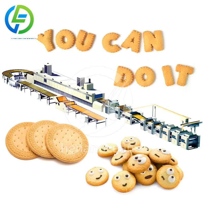 

Complete Small Electrical Soft Biscuit Make Machine Ligne De Production Des Grand Hard Biscuit