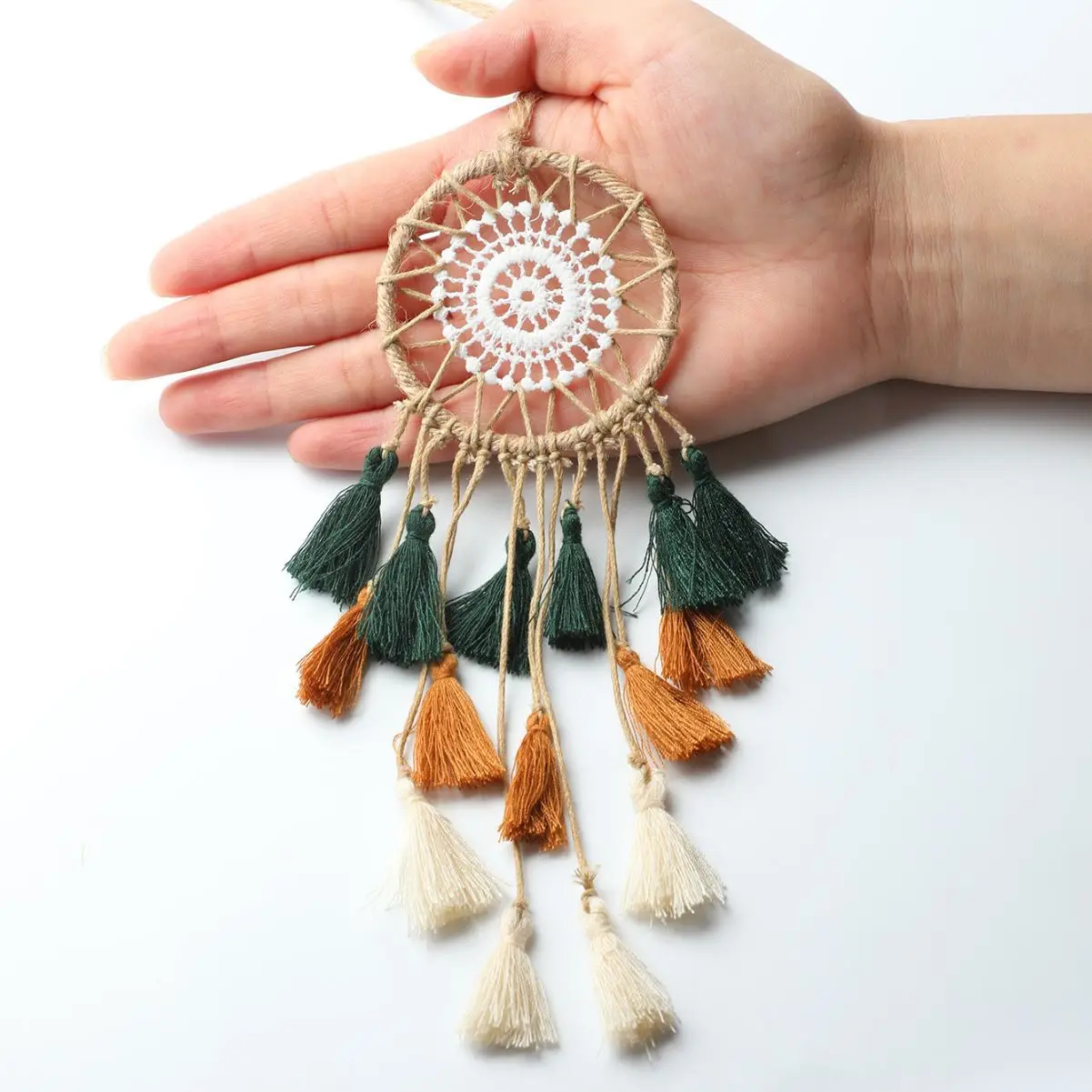 

Bohemian Three-color Dream Catcher Car Hanging Creative Tassel Christmas Hanging Home Pendant