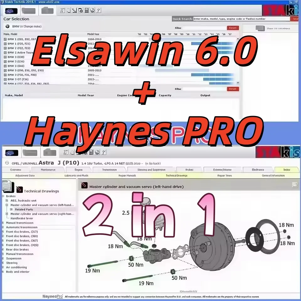2026 Hot Sale:Elsawin 6.0 + Haynes PRO Auto Repair Software: VW Audi Skoda Workshop Manual with Nitro Support & Instant Download