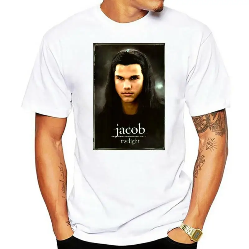 

ЧЕРНАЯ ФУТБОЛКА JUNIORS WOMENS TWILIGHT SAGA JACOB НОВАЯ # 13266В