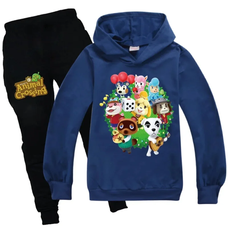 

AIAI 2025Animaling Crossing 3D Cute Cartoon Printing Hoodies for Kids Children's Tops Girls Boys Clothes New Autumn Long Sleeve