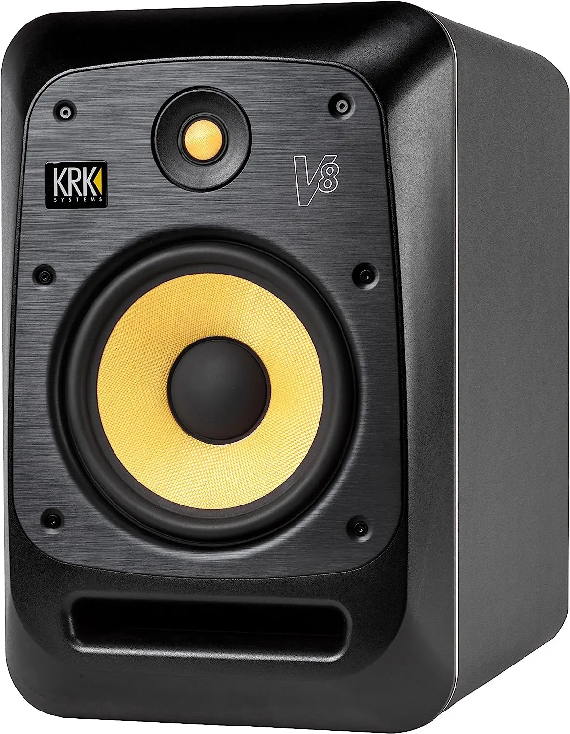 KRK V8 Series 4 Black 2-Way Powered Studio Reference  Speaker