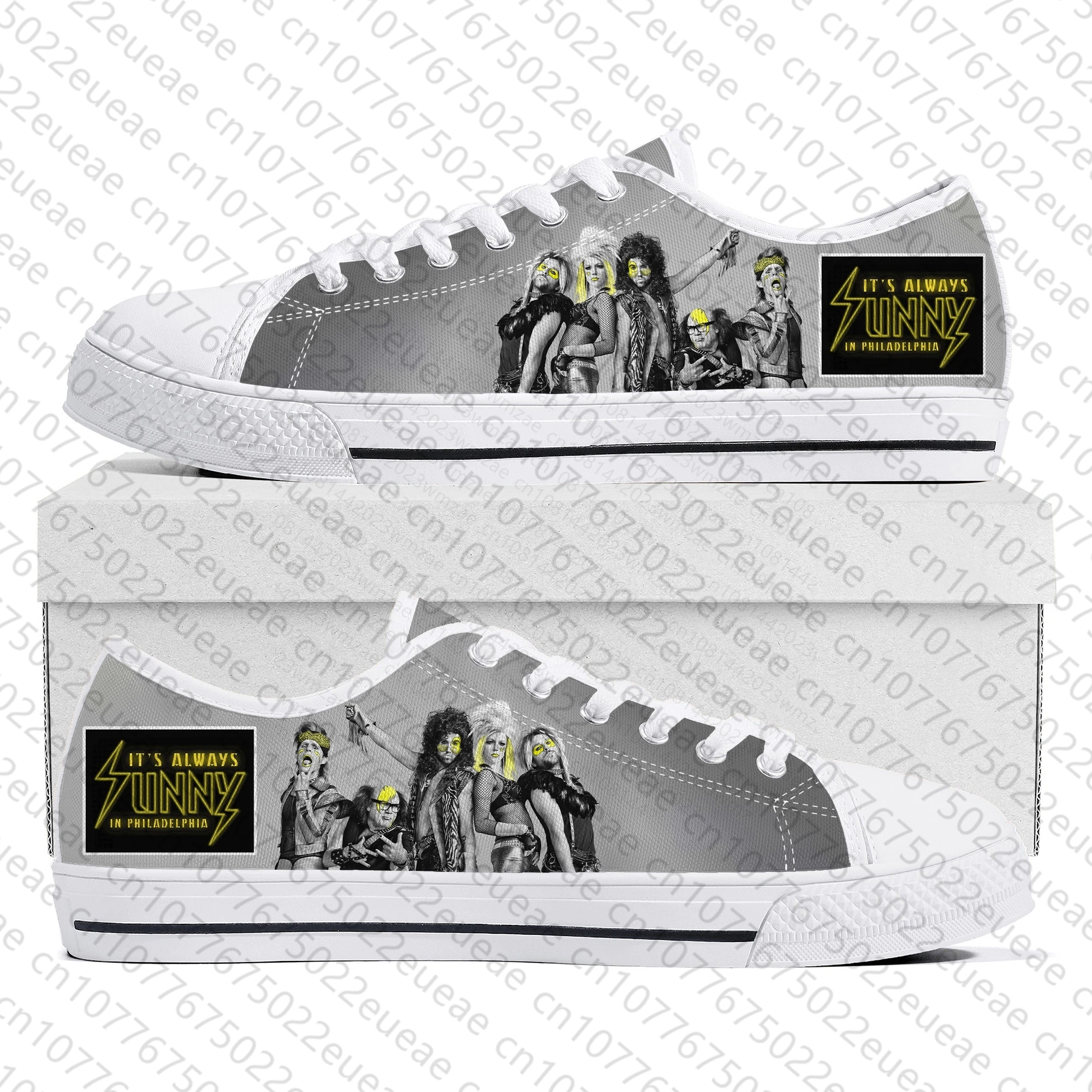 It's Always Sunny in Philadelphia Low Top Sneakers Mens Womens Teenager Frank Reynolds Canvas Sneaker Casual Shoes Custom Shoe