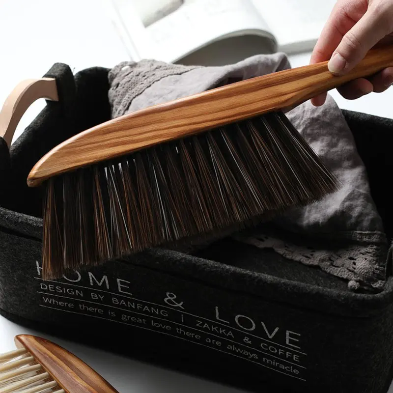 Hand Broom Cleaning Brushes-Soft Bristles Dusting Brush for Cleaning Car/Bed/Couch/Draft/Garden/Furniture/Clothes