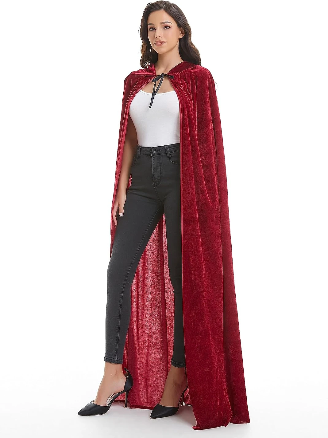 ex طويل تأثيري awl مرحلة الأداء زي loween اخفاء الاسمية متعدد الألوان رقيقة عباءة المرحلة العرقية الزي #4