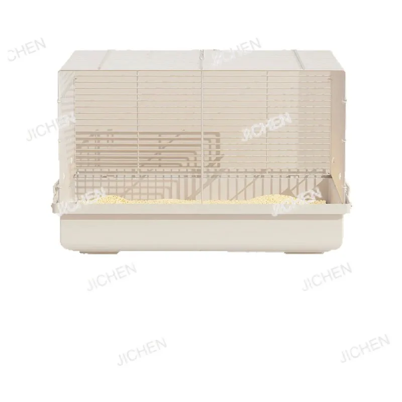 Jaula de lujo para hámster, jaula para fecha ciega de doble habitación, dos jaulas independientes