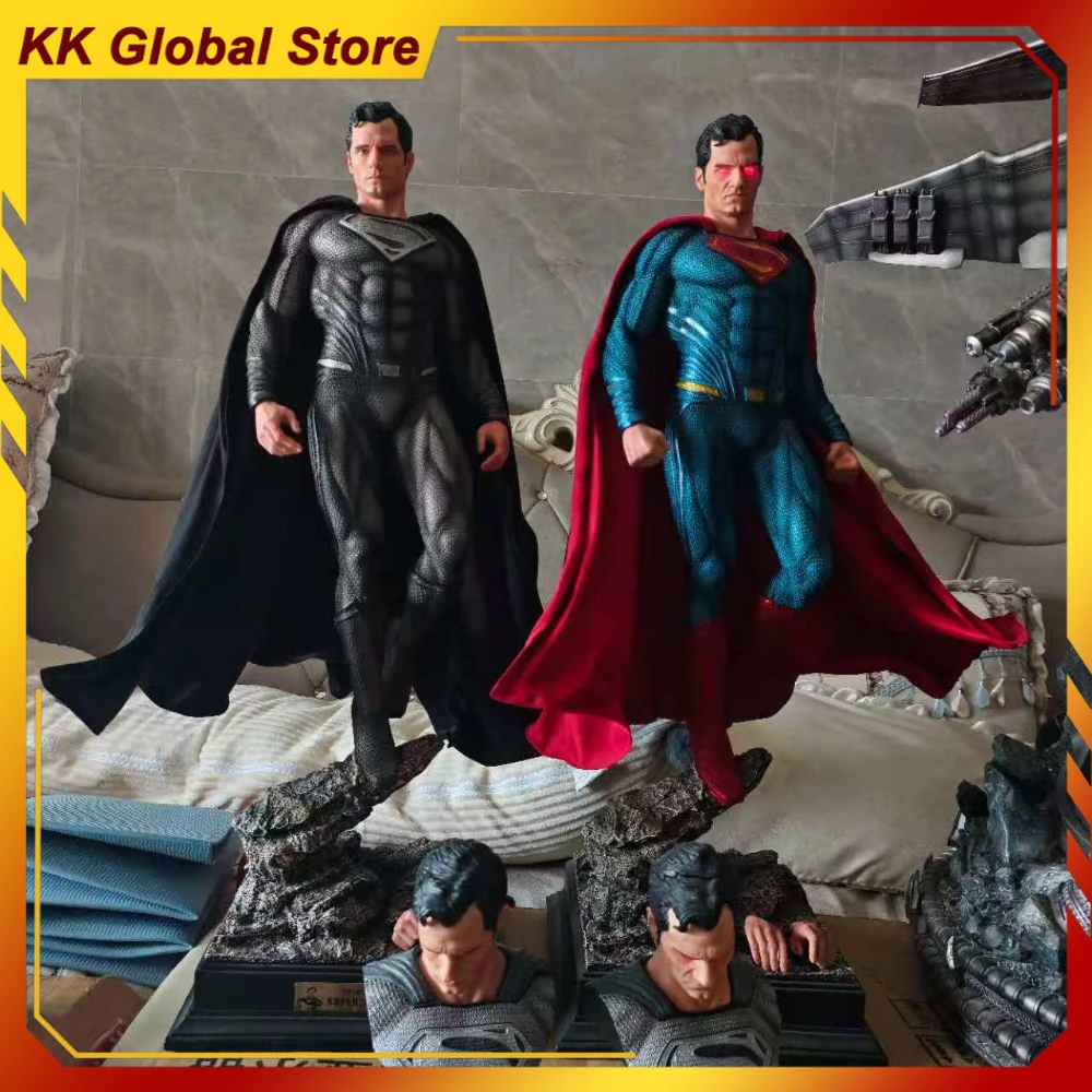 

1/3 Justice League Movie Figure Superman Black Superman Resin Model Scene Statue Desktop Decoration Ornaments Birthday Gift Toys