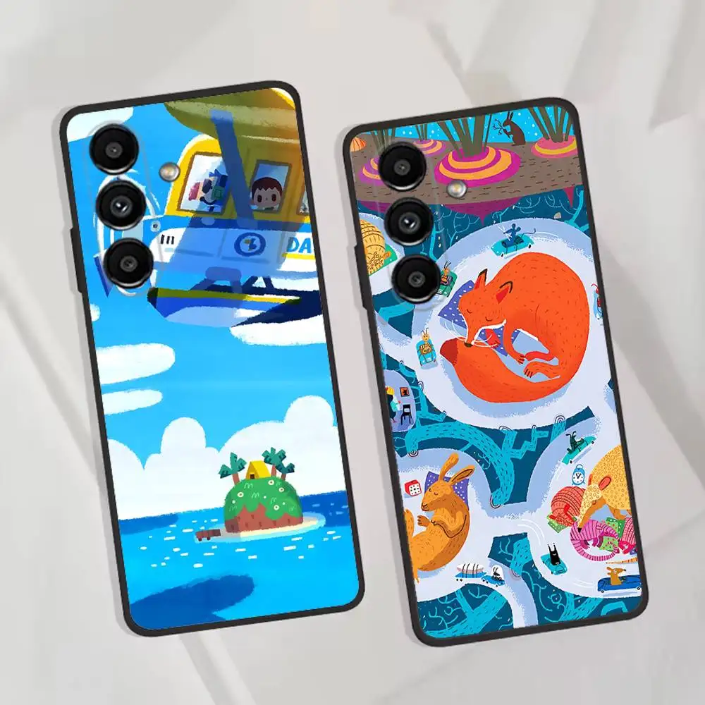 Paul Boston New Work Phone Case For Samsung Galaxy A54,34,24,73,53,52,52S,04S,04E,A72 Cover