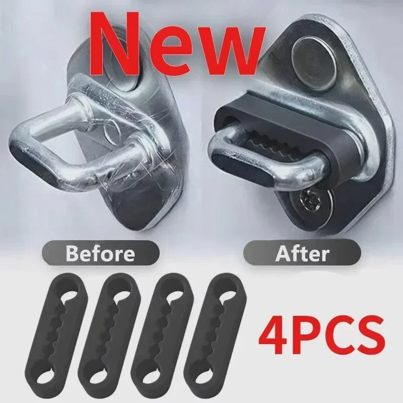New Silicone Car Door Shock Absorber Pads Elastic Cushion Damper Reduce Noise & Protect Paint for Car Truck SUV RV Door Edge