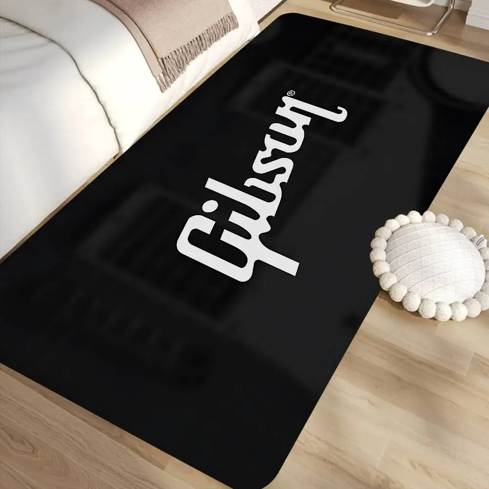 G-Gibson Music Floor Mat Rectangle Anti-slip Home Soft Badmat Front Door Indoor Outdoor Mat Welcome Doormat