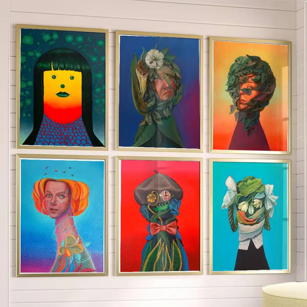 

Natasha Abstract Modernity Poster Posters,waterproof Paper Stickers,coffee Shops,bar Living Rooms