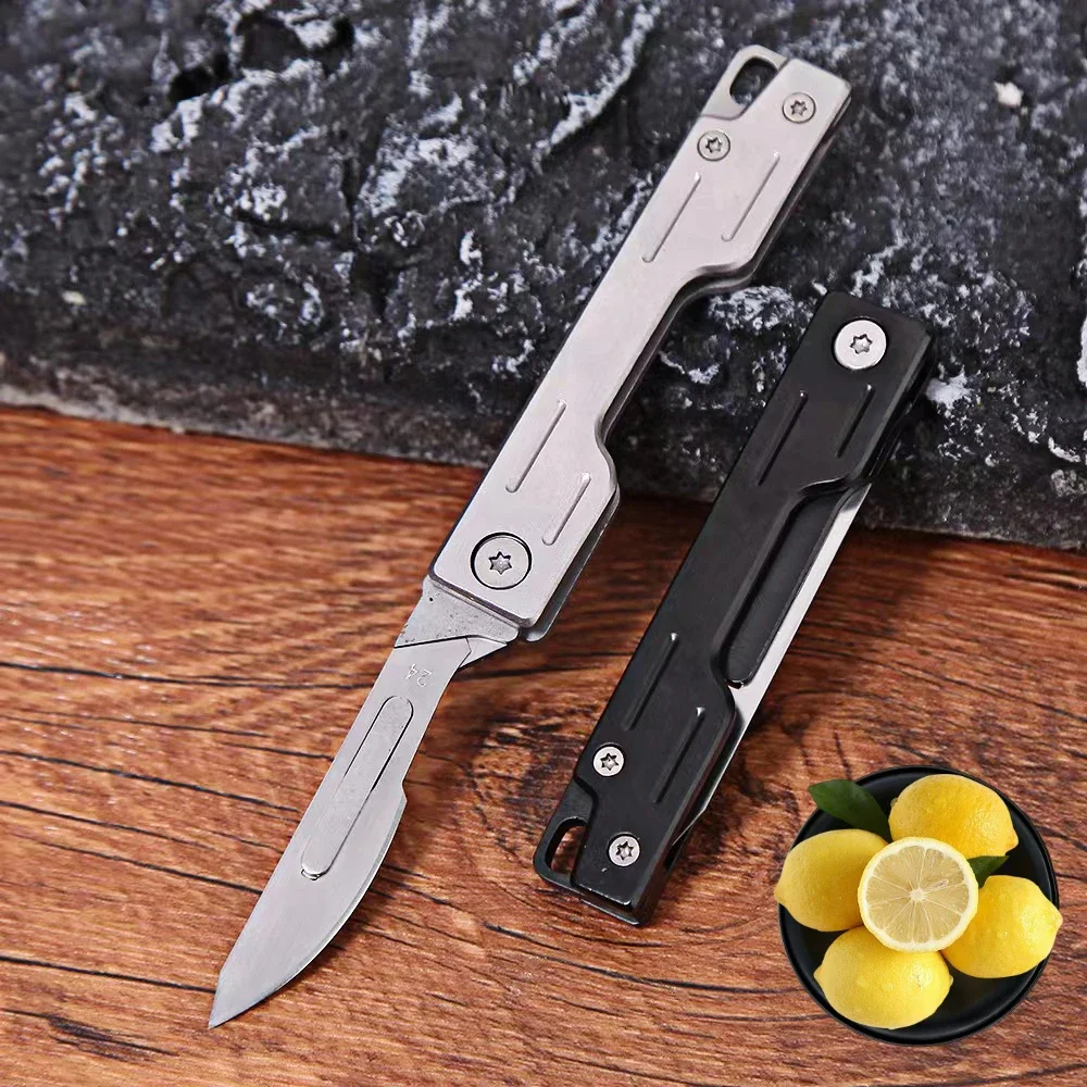 Outdoors Mini Performance Folding Machinery Cost Scalpel Medical Folding Knife EDC Outdoor Unpacking Pocket Knife