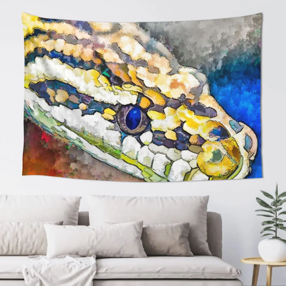 

Python Tapestry Wall Hanging Wall Anime Decor Aesthetic Room Decoration Bedroom Decorations Tapestry