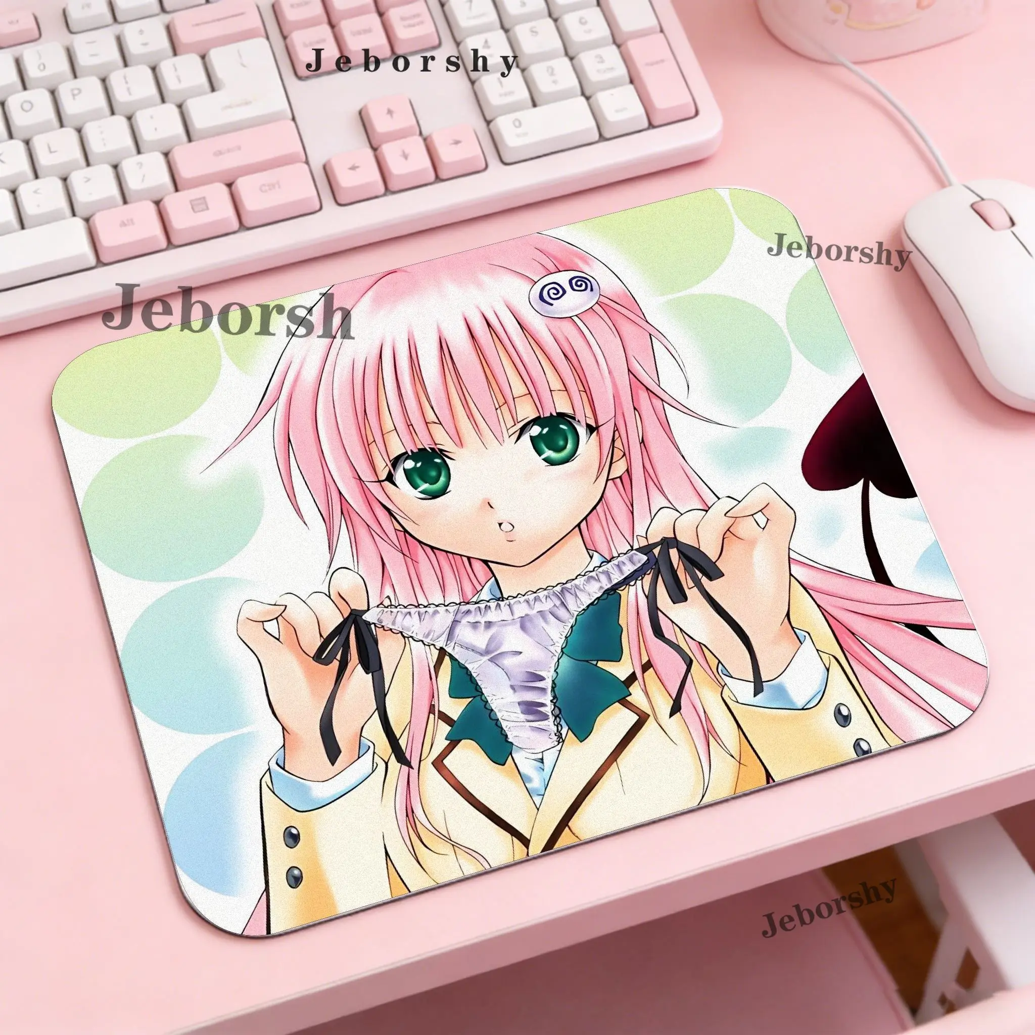 Anime Lala Satalin Deviluke Cute Maomao small Mouse Pad Non-slip Rubber Gamer Balance Computer Decoracion Deskmat Office