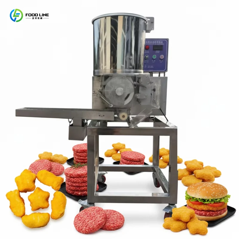 Automatic Burger Forming Machine, Commercial Meat Patty Shaper, Press Tool for Breakfast Diner Kitchen