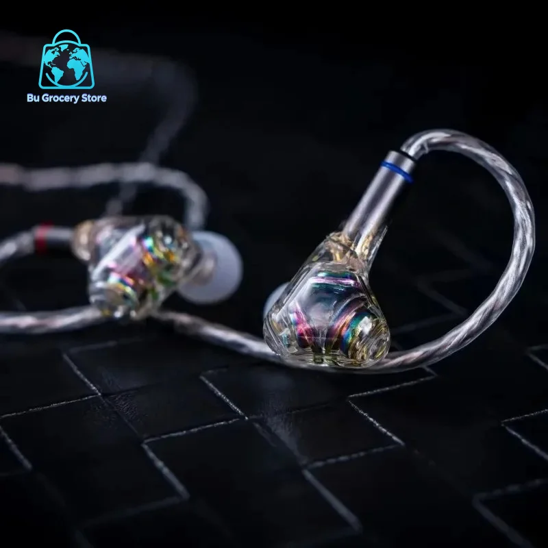 0.78 MMCX In Ear Earphones, Three Motion Ring Design, High Fidelity Wired Earbuds