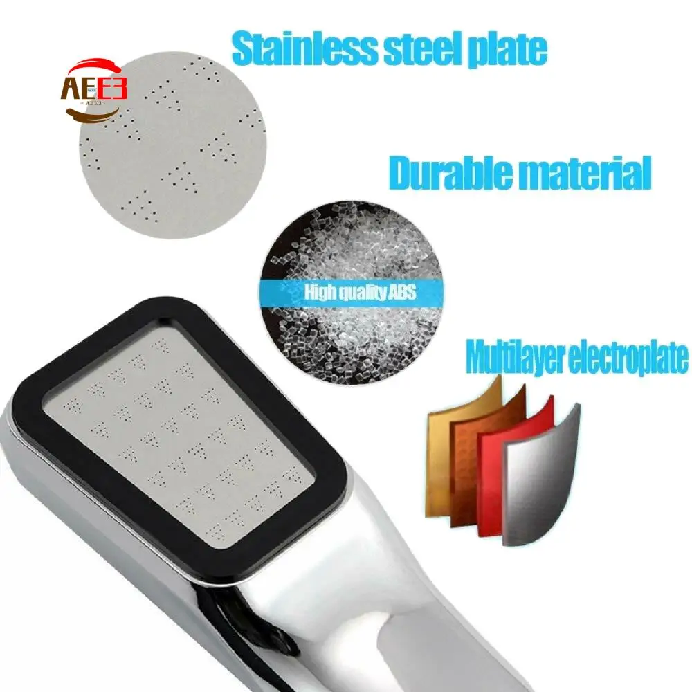 

AEE3-300 отверстий, душевая насадка высокого давления с дождевой насадкой, ручной водосберегающий распылитель для ванны, набор для душа с отверстиями