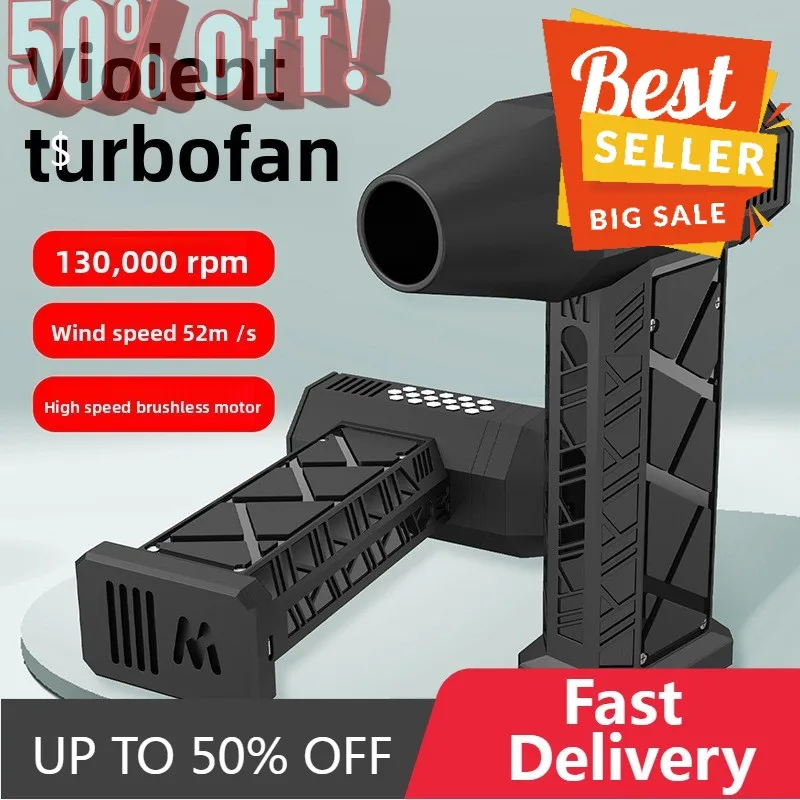 

【Fast Delivery】Turbo Fan 130000RPM Powerful Air Blower Turbo Jet Fan Portable Dust Fan Electric Dryer Brushless Jet Blower Outdo