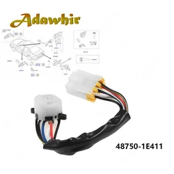 Car Ignition Switch Replacement for Nissan Altima Maxima Quest I30 (1996-2001) - Part 487501E411 487502M000