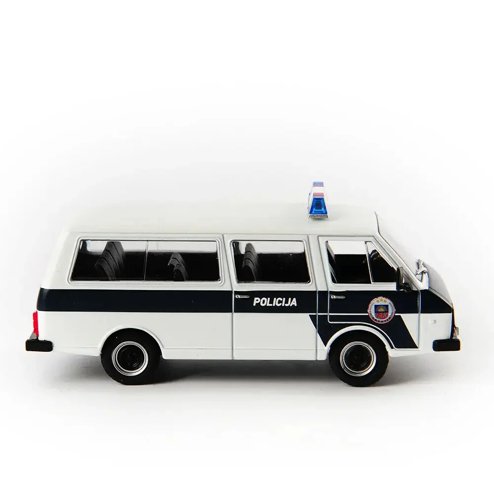 1/43 Alloy Diecast Model Collectible DeAGOSTINI RAF-22038 Polices Car Russian Raf Car Ambulance Vehicles for Gifts