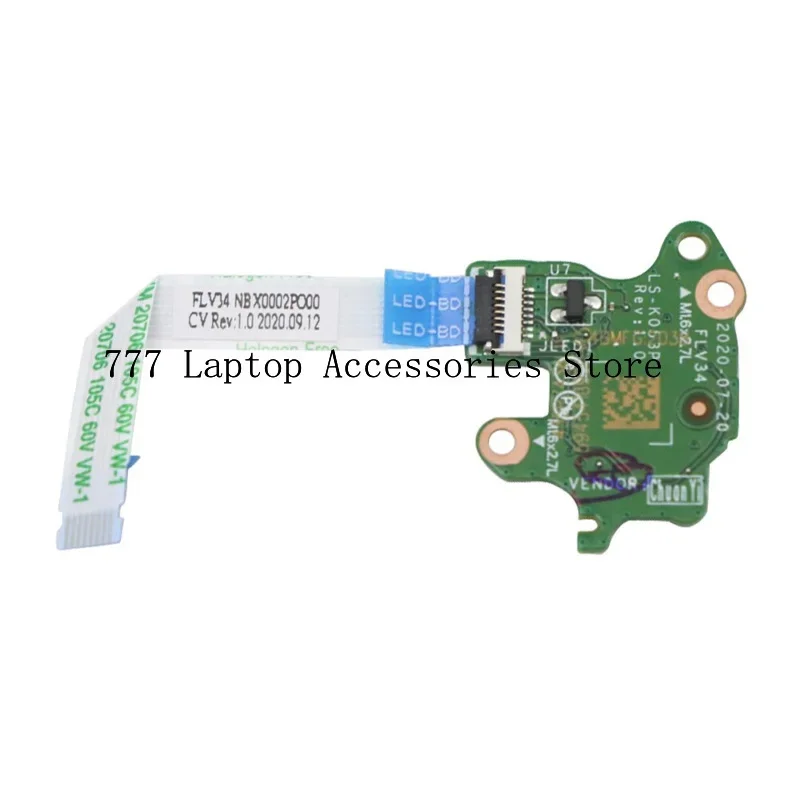 Power Board With Cable For LENOVO ThinkBook 14 G4 IAP 21DH 5C50S25158