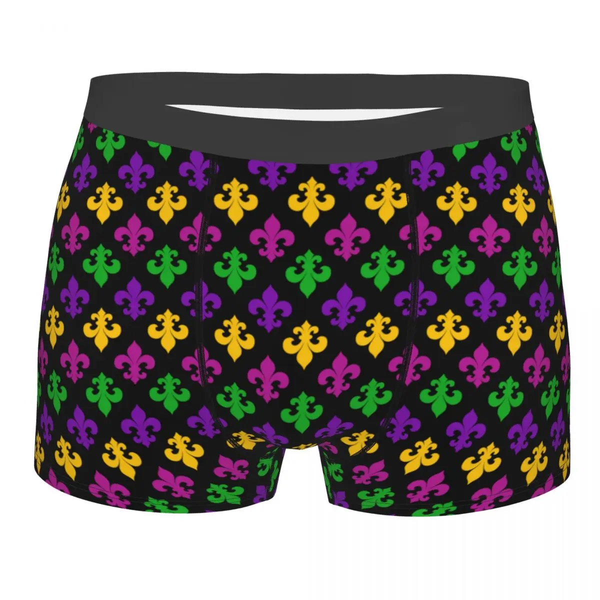 Men's Panties Fleur De Lis Colorful Male Underpants Man Short Boxer Underwear