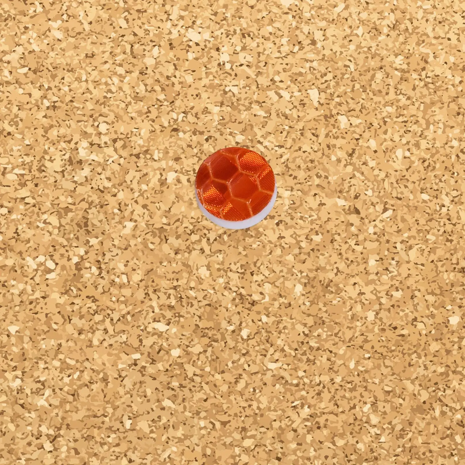 100 Uds tachuelas reflectantes alfileres de seguridad naranjas tachuelas brillantes para acampar senderismo señalización senderos alfileres de empuje de Metal resplandor