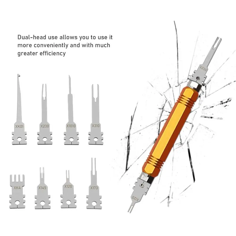 High-quality Electrical Pin Removal Tool Kit Safe Damage-free on Connectors Pin Extractor Detachable Multi-purpose