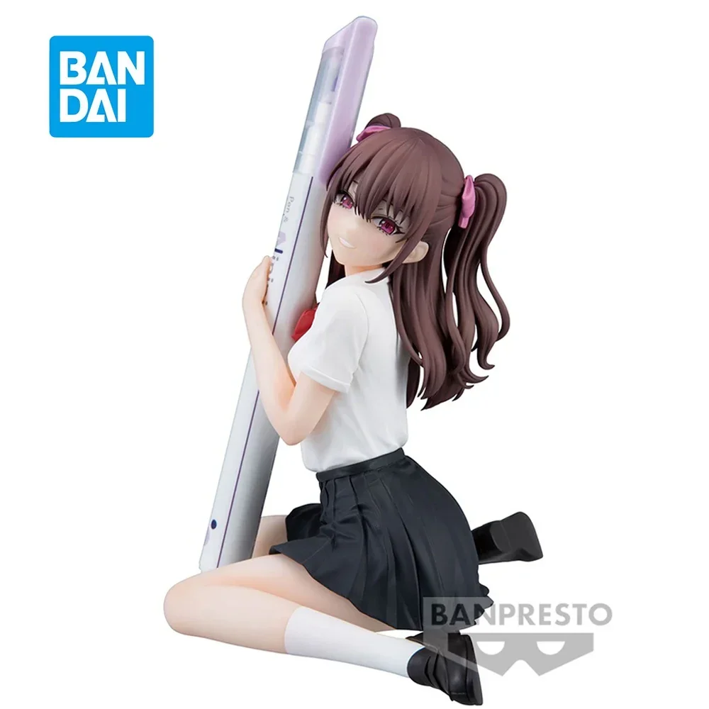 Original Bandai 2.5 Dimensional Seduction Tachibana Mikari School Uniform Ver. Anime Figure Model Collectible Toys 10cm