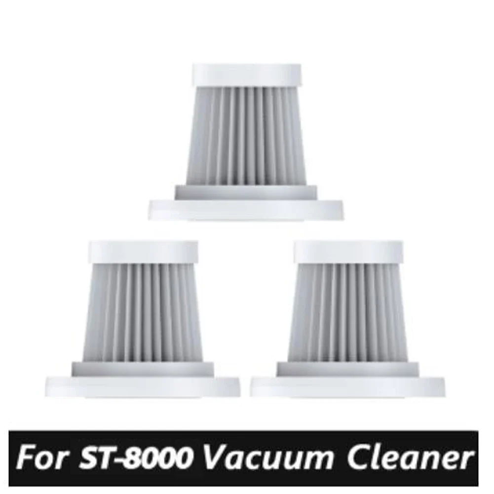 3pcs Vacuum Cleaner Accessories Filter For ST-8000 Handheld Cordless Vacuum Cleaner Filter Replacement