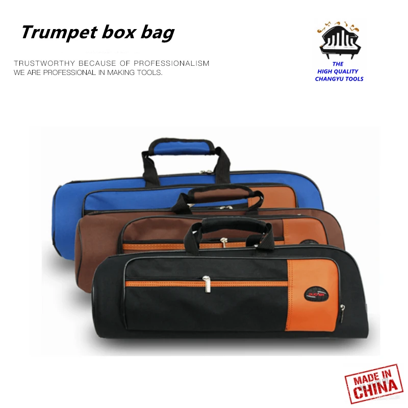 Wind instrument case parts   1PCS Waterproof portable cavalry trumpet Backpack   Trumpet box bag