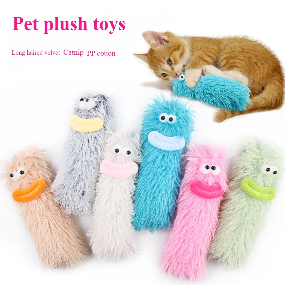 

Pet Cat Toys Plush Pillows for Fun Relaxation Bite Resistant Interactive Clown Shaped Pet Supplies