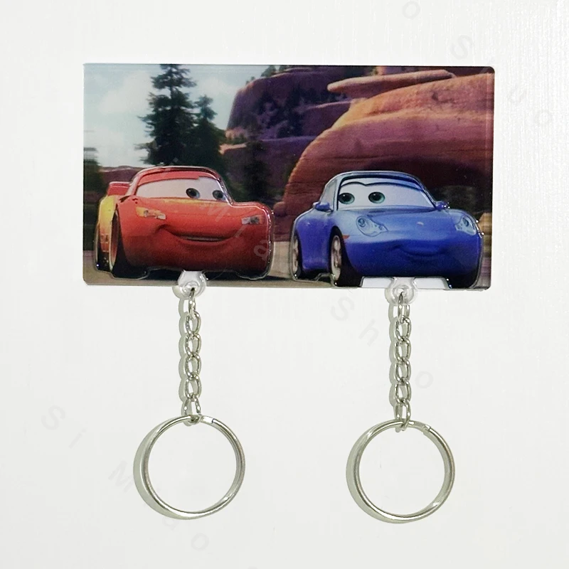 Wall Key Holder Couple Keychain Hanger House Wall Prevent Loss Key Pendant Lover Key Chain Refrigerator Sticker Home Decor Hook