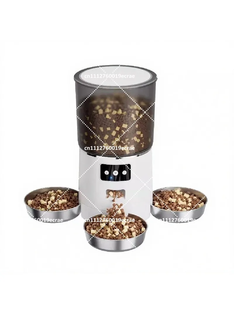 Smart WiFi Remote Automatic Cat Dog Feeder 6L Multi Bowl Meal Dispenser