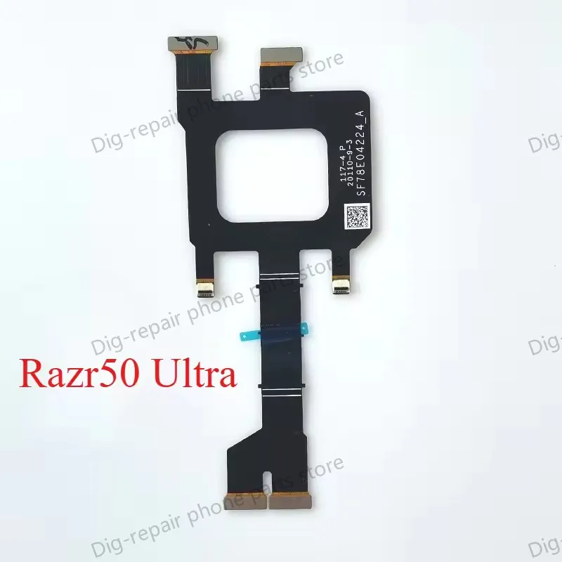 Tested Middle Frame Bezel Replace Motherboard Flex Hinge For Motorola Razr 50 Ultra XT2453 XT2451 LCD Screen Phone Repair