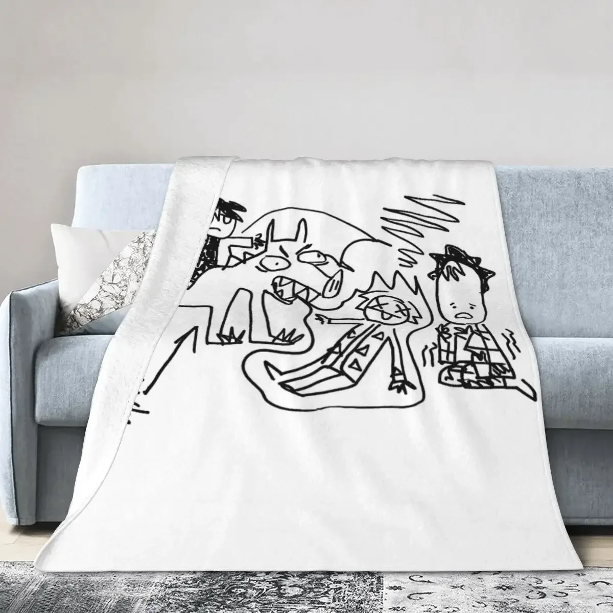 Inosuke's Masterpiece Blanket Soft Warm Flannel Throw Blanket Bedding for Bed Living room Picnic Travel Home Couch