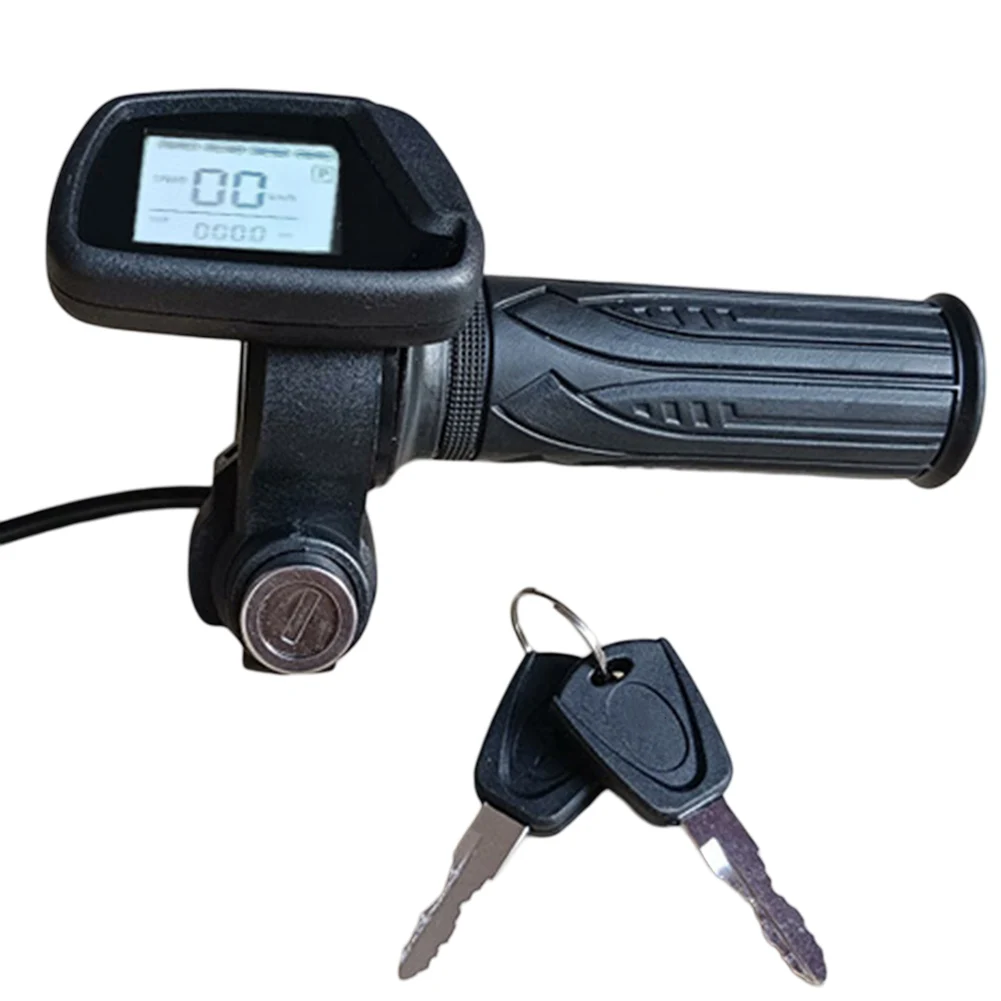 

Hall Throttle For Ebike Electric Vehicle Parts Scooter Hall Throttle Voltage And Power Display ABS Material Construction