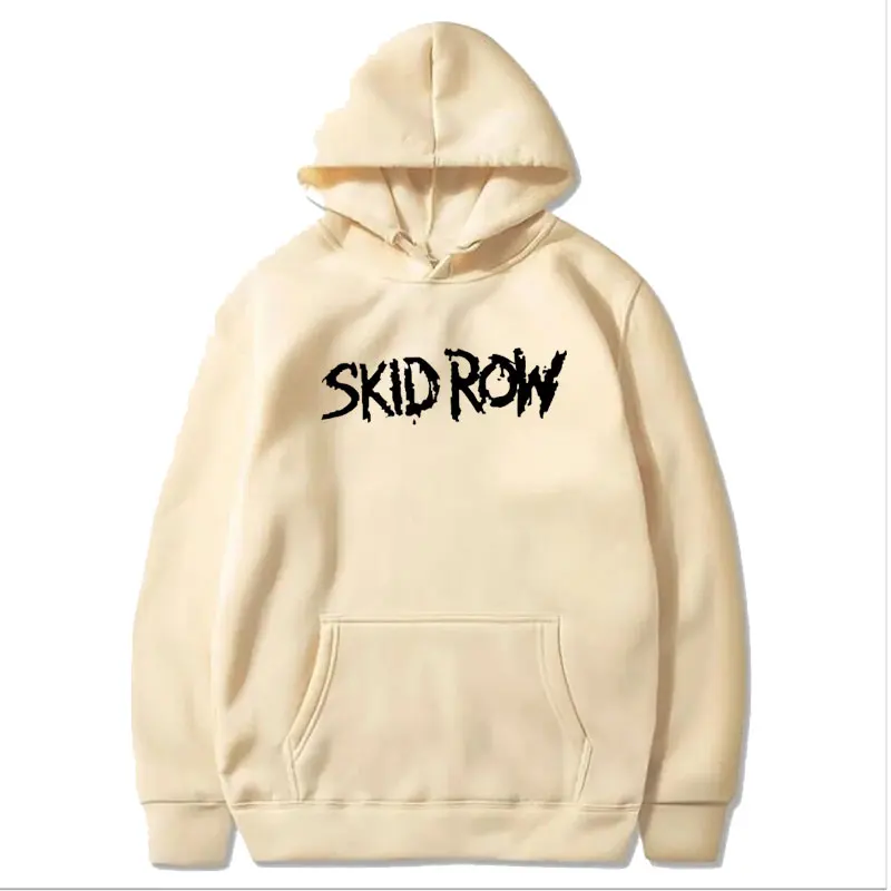 2023 American classic Skid Row retro rock band hooded men and women sweatshirt trend street Harajuku hip hop hoodie man