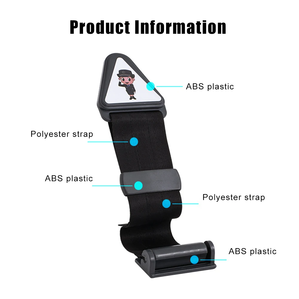 Car Seat Belt Adjustment Holder Universal Safety Belt Adjuster for Kids Adjustable Anti-Neck Shoulder Cover Seat Belt Positioner