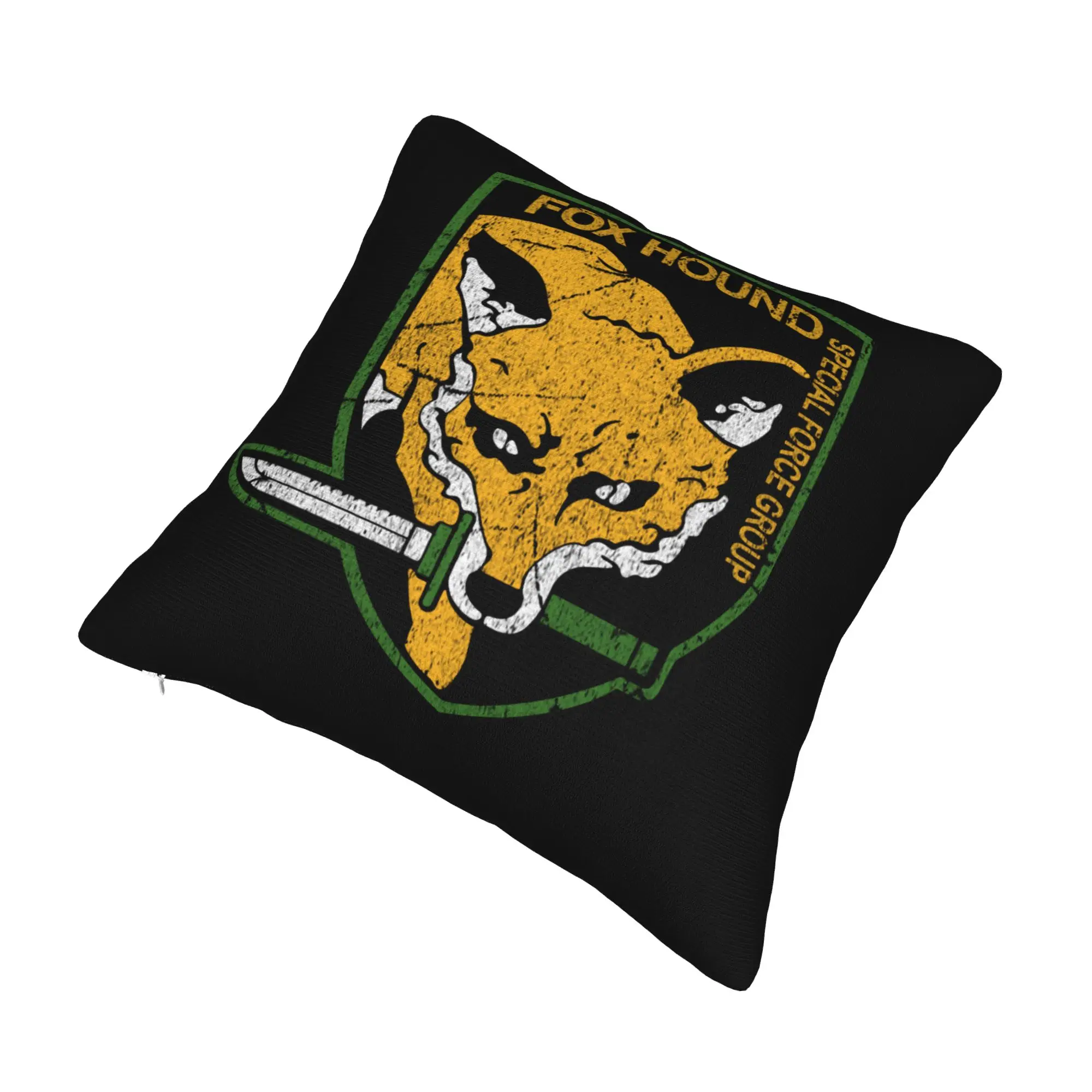 Metal Gear Solid Fox Hound Pillow Case 45x45cm Decorative Video Game Nordic Cushion Cover Soft Pillowcase