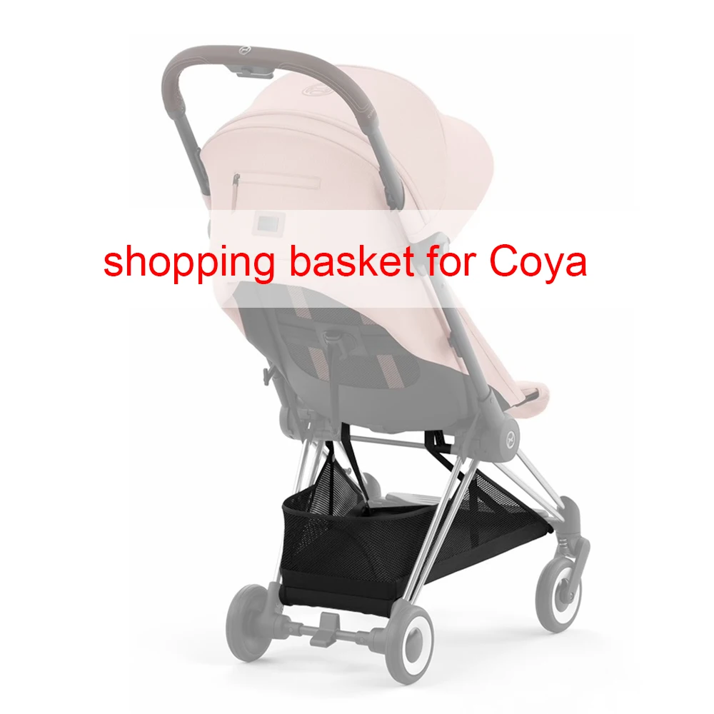 

Корзина для покупок для велосипедной коляски Coya, прямая замена, детская тележка, сумка для подгузников, большая вместительная сумка для хранения коляски, аксессуары