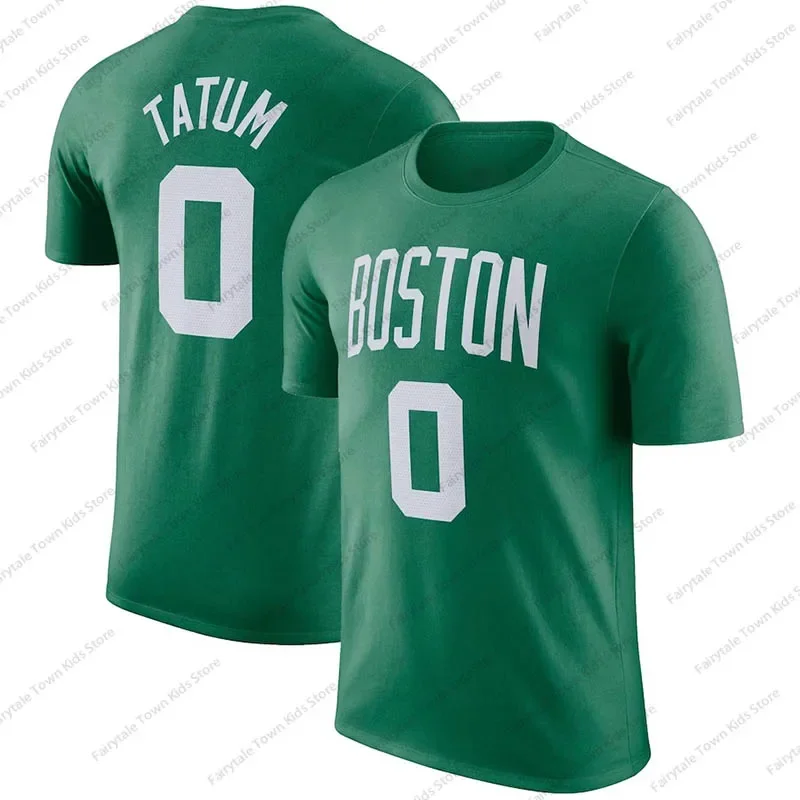 New Arriavl Tatum Boston Uniform Sports Outdoors Quick Drying Men Basketball Jersey Tshirt Fans Training Top For Kids/Adult