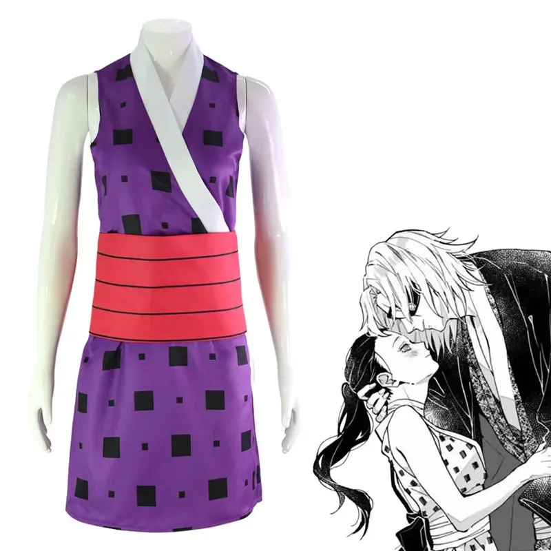 Sound Hashira Tengen Uzui Cosplay - زي قوس منطقة الترفيه مع ملحقات Suma و Makio و Hinatsuru - هدية مثالية jd؛ 2