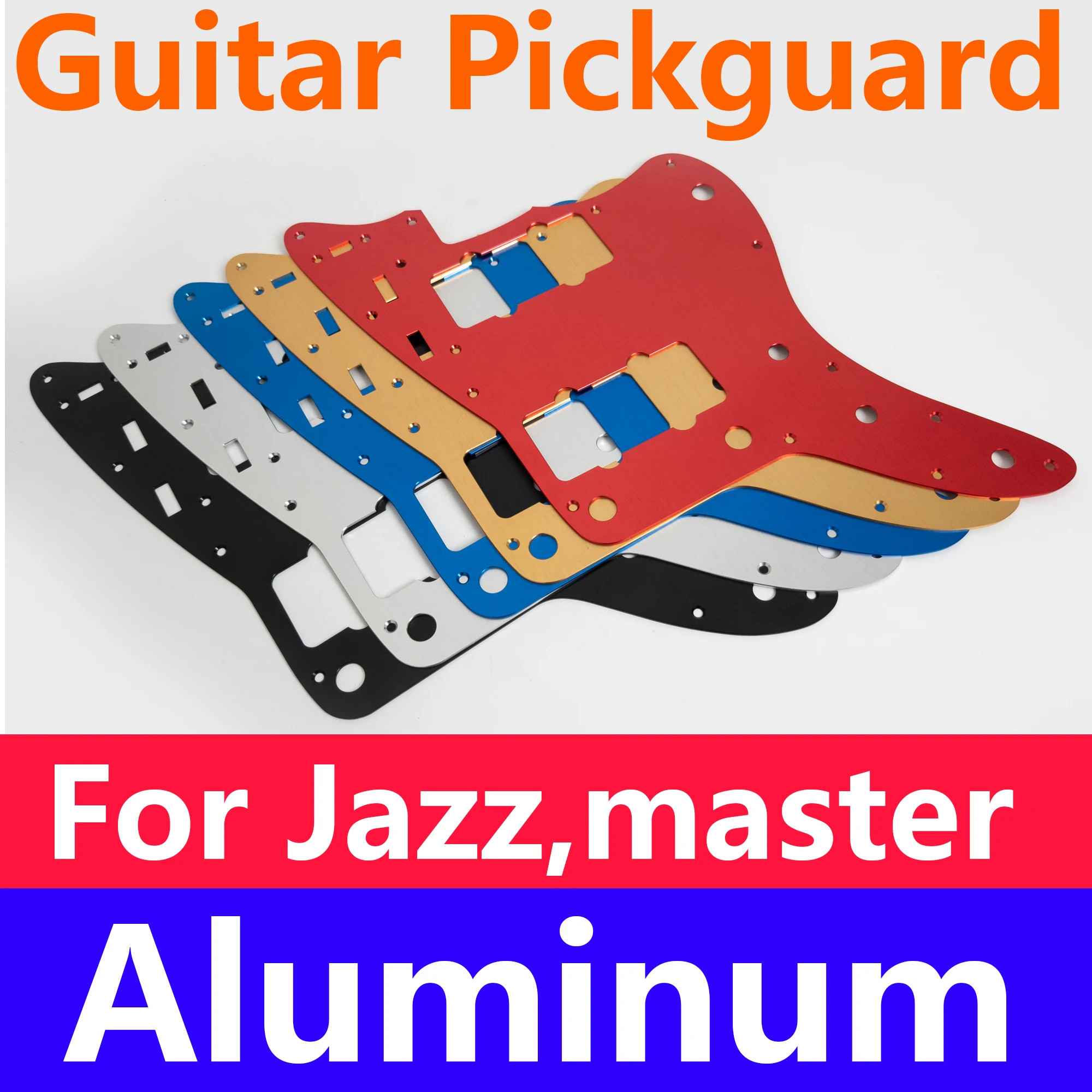 

Premium Brushed Aluminum Pickguard for Jazzmaster – Vintage Modified USA Style Scratch Plate