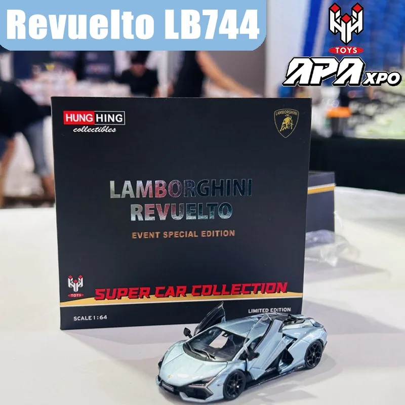 HH Speelgoed 1/64 Revuelto LB744 APAxpo Legering Motorvoertuig Speelgoed spuitgieten Metalen Model Collectie Jongen Kerstcadeaus