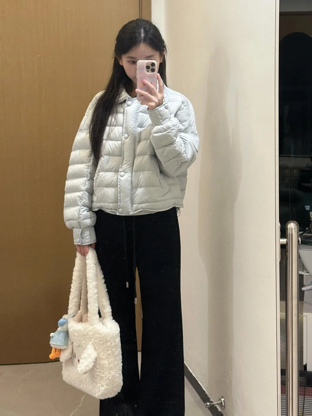 

Модная синяя хлопковая куртка женская зимняя новинка высокого качества в корейском стиле, утепленная верхняя одежда с длинными рукавами, повседневная