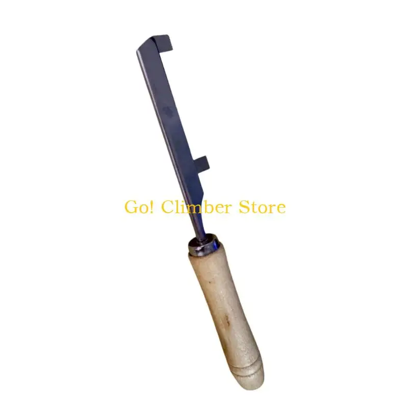 Q84C Guitar Fret Slot Tool with Stainless Steel Blade for Cleaning and Deepening, Repair Hand Tool for Maintenance, Single Piece