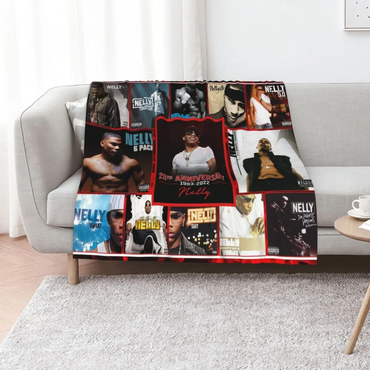 Greatest Albums 29th Anniversary 1993-2022 with Signature Throw Blanket Stuffeds Flannels Decorative Sofas Luxury Throw Blankets